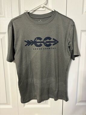 Cross Country Graphic Tee - Gray by